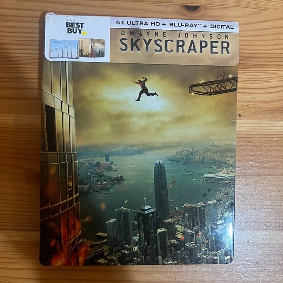 Media | Skyscraper 4k Limited Edition Steelbook 4k Ultra Hd Bluray No ...